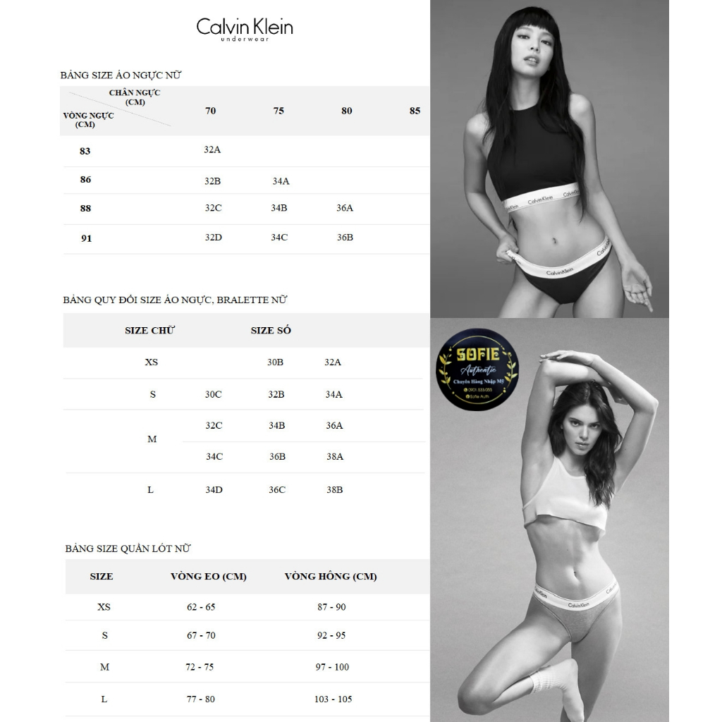 Mẫu mới Jennie Calvin Klein 1996 Lightly Lined Bralette Siêu Đẹp