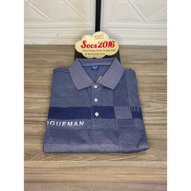 Áo thun polo nam trung niên tặng ông tặng bố mùa thu đông