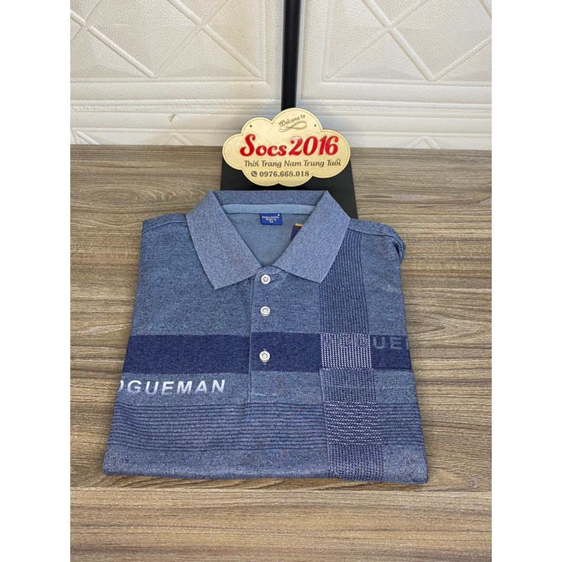 Áo thun polo nam trung niên tặng ông tặng bố mùa thu đông