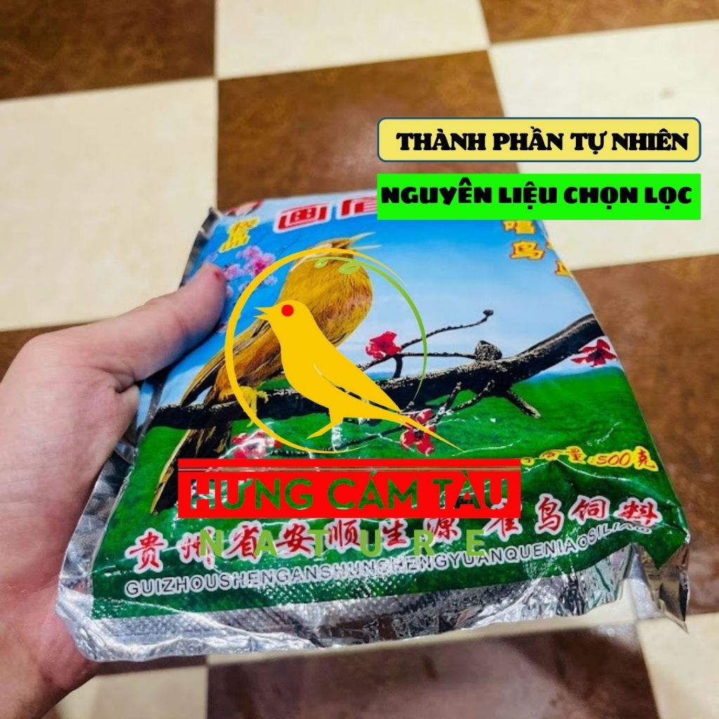 Cám chim họa mi Trung Quốc hót, dưỡng,thay lông nuôi quanh năm, trị đi ngoài M1B
