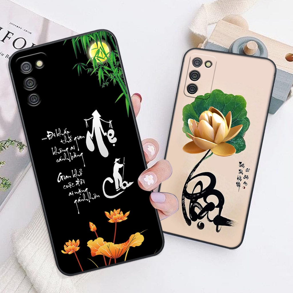 Ốp lưng Samsung Galaxy A02S / A03S in hình chữ tài chữ lộc, Cha Mẹ, bình an SIÊU ĐẸP