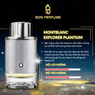 Nước hoa nam montblanc explorer plantium edp 10ml | bon perfume