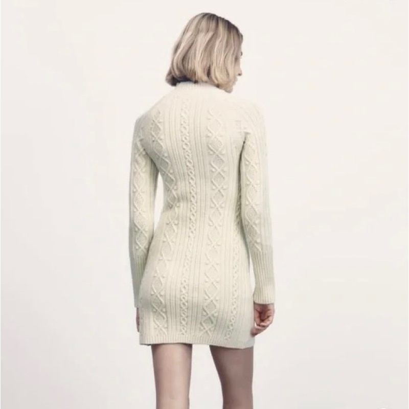 Váy len vặn thừng Zara size S mới 98%