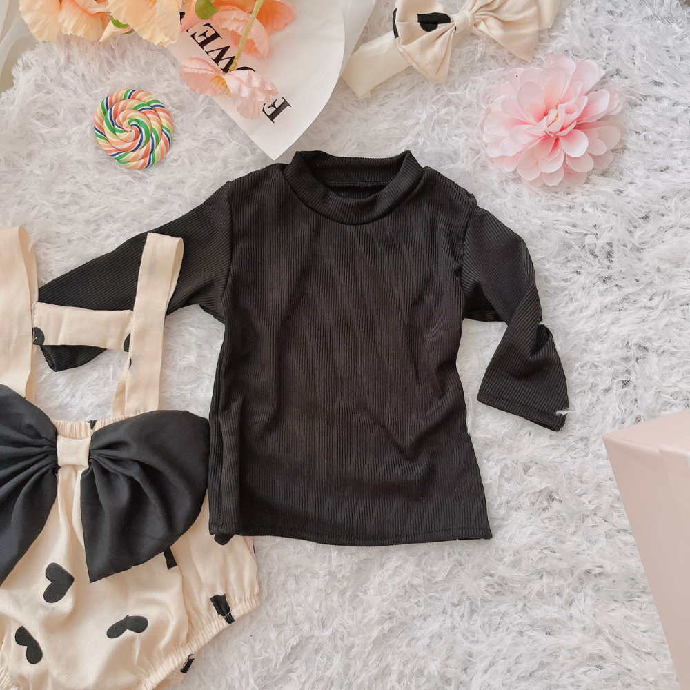 Bodysuit yếm rời RIOKIDS cho bé gái sơ sinh mặc đi chơi, thôi nôi, đầy tháng, Lễ Tết BD144