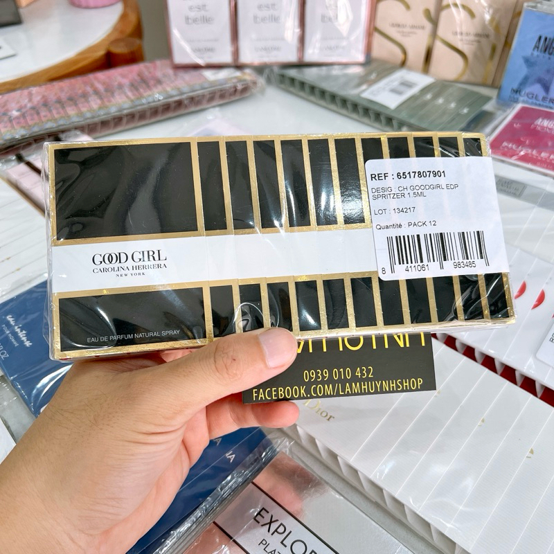 Vial Nước hoa guốc GOOD GIRL Carolina Herrera 1,5ml