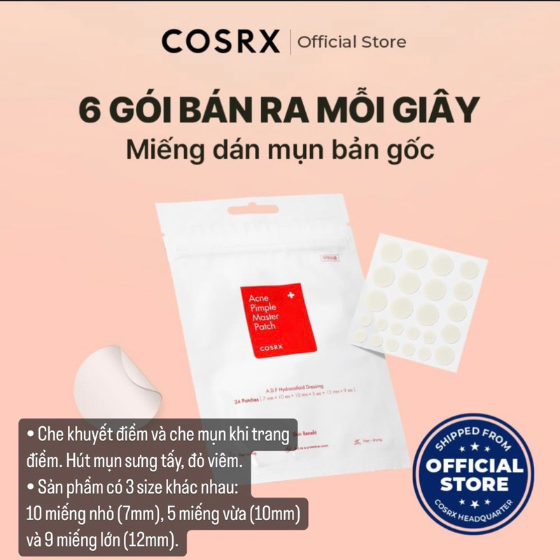 Miếng Dán Mụn Cosrx - Ciracle Red Spot Acne Pimple Patch