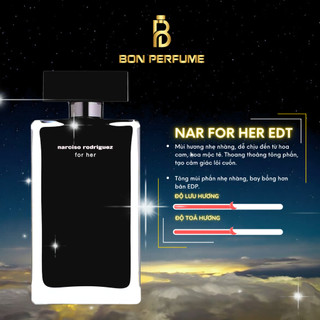 Nước hoa narciso đen - narciso for her edt 10ml | bon perfume