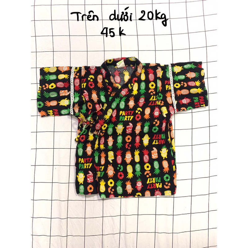 Yukata cho bé trai - áo lẻ