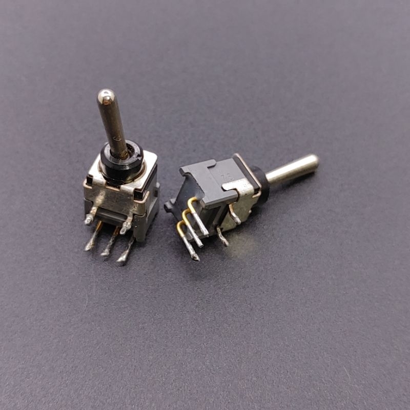 NKK B-12 switch, công tắt ON/OFF 3 chân mạ vàng