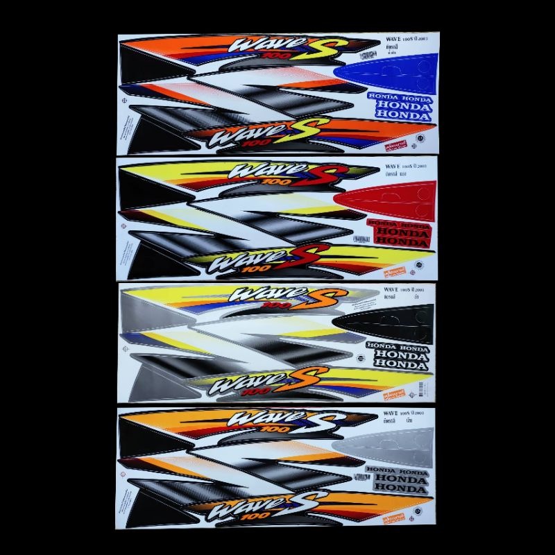 Tem Wave 100 2002 Model 1  Phủ bóng, Màu Siêu đẹp, Bền Lâu Hàng Thái Lan
