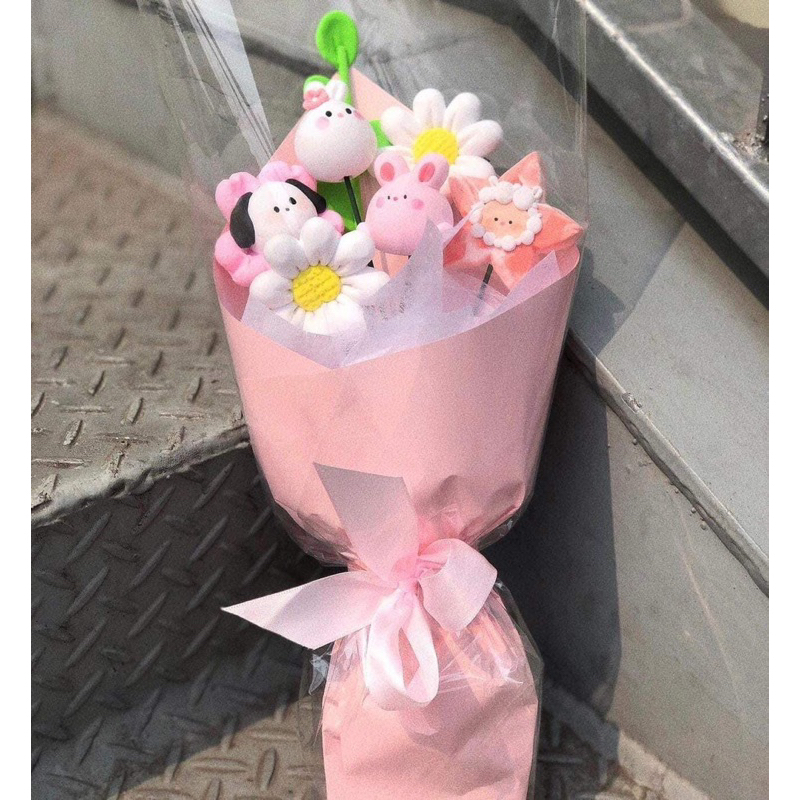 Sỉ hoa đất set tự khô hàng có sẵn, order