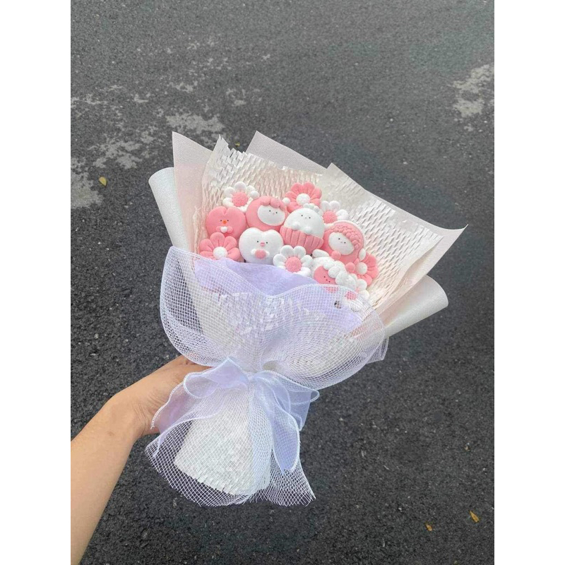 Sỉ hoa đất set tự khô hàng có sẵn, order