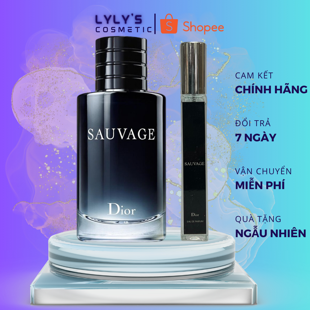 Nước Hoa Nam Dior Sauvage Eau De Toilette 10ml