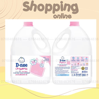 Nước giặt xả Dnee Thái 2800ML Hồng