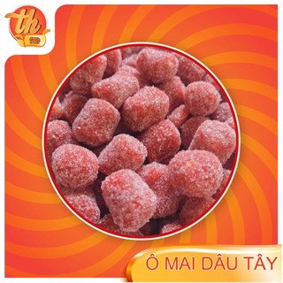 500g ô mai dâu tây, ô mai dâu tây đặc sản đà lạt, kẹo dâu tây chua ngọt, đồ ăn vặt