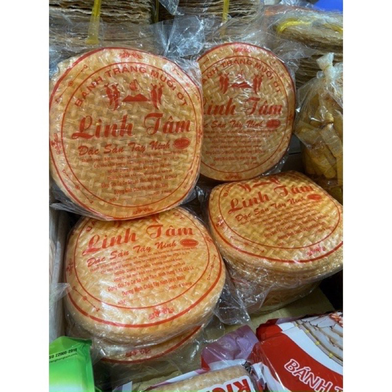 500g bánh tráng muối ớt tròn