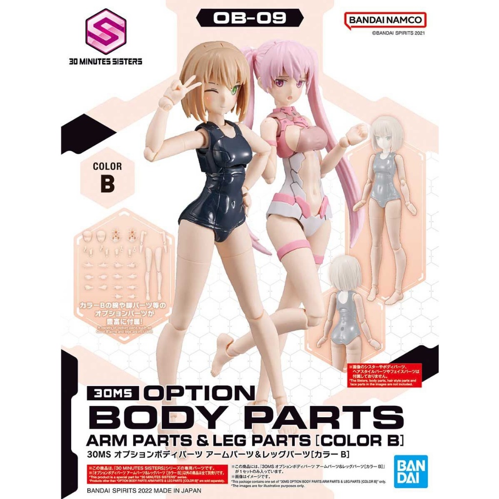 Mô Hình Lắp Ráp HG Option Body Parts Arm & Leg COLOR B 30MS Bandai