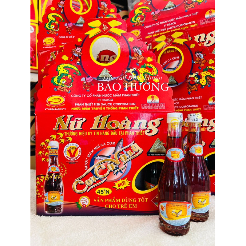 NƯỚC MẮM NỮ HOÀNG - FISACO ( HỘP 10 CHAI X 45 ML )