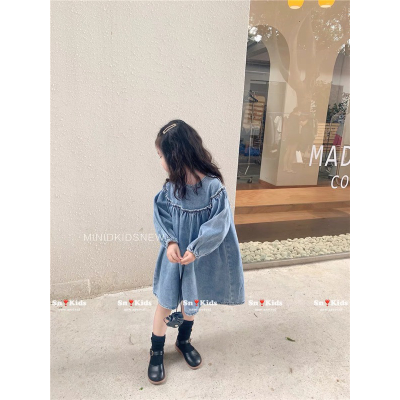 Váy bò babydoll bé gái