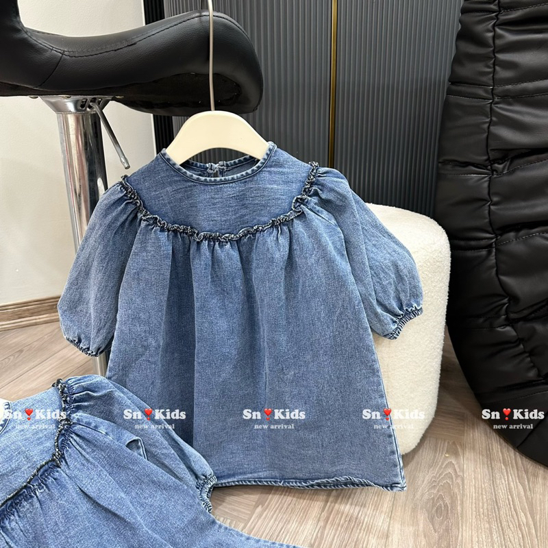 Váy bò babydoll bé gái