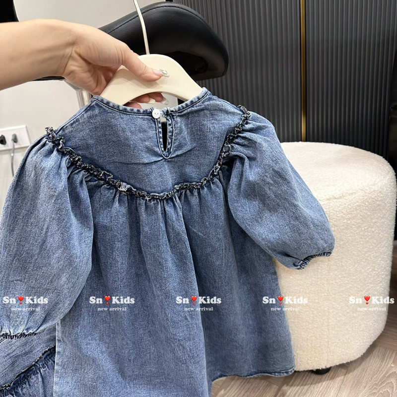 Váy bò babydoll bé gái