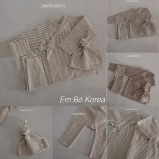[PEEKABOO] SET  SƠ SINH DDIDDI CHO BÉ (áo, quần, mũ)