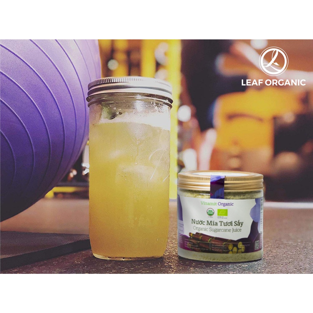 Nước mía sấy organic sugarcane juice Vinamit 120g