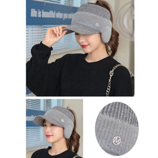 M27 Mũ Len Dày Dặn Hở Chóp Giữ Ấm Tai Dễ Phối Đồ Cho Người Lớn