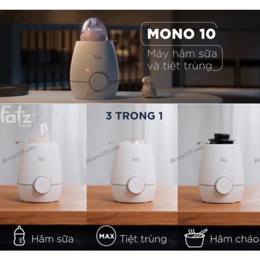 Máy hâm sữa và tiệt trùng MONO 10 FATZBABY FB3053SJ / MONO 3 - FB3027SL Fatz