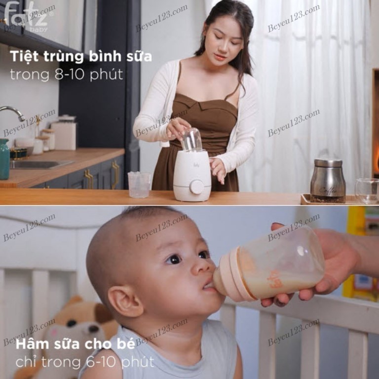 Máy hâm sữa và tiệt trùng MONO 10 FATZBABY FB3053SJ / MONO 3 - FB3027SL Fatz