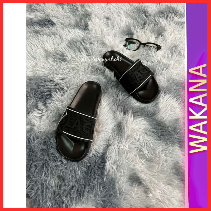 Dép quai ngang nam đẹp BLACK PING.Hàng sẵn kho từ 38-43  - WAKANA STORE