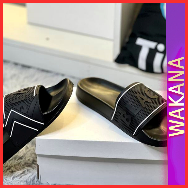 Dép quai ngang nam đẹp BLACK PING.Hàng sẵn kho từ 38-43  - WAKANA STORE
