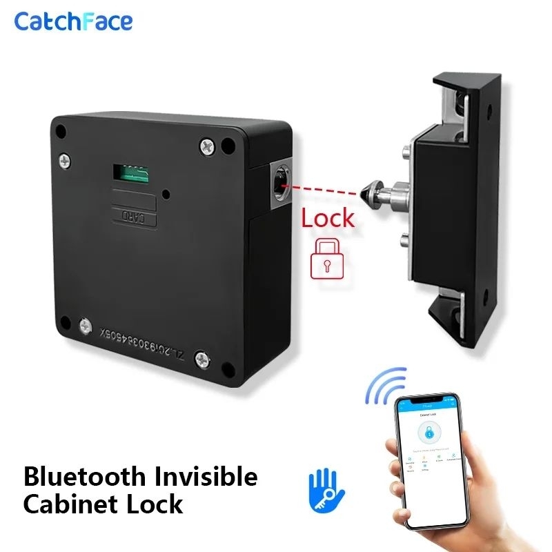 Khóa thông minh cất giấu tiền mở khóa bằng thẻ từ RFID có giắc cắm pin dự phòng khi hết điện