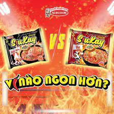 Combo 5 gói mì siukay đủ vị hải sản/bò gói 128g