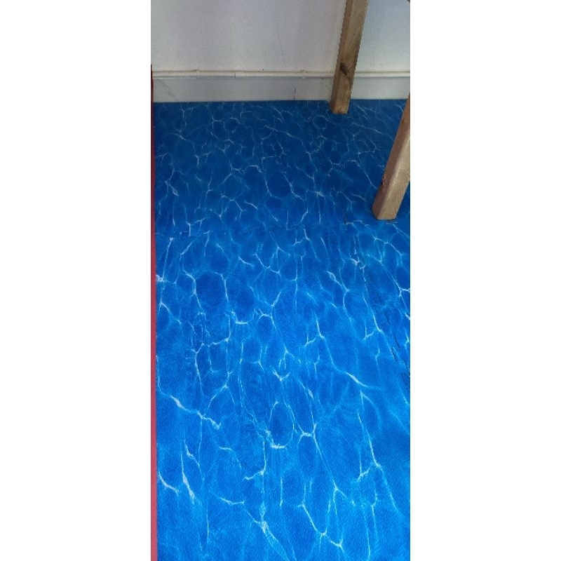 THẢM XỐP GHÉP 3D SÓNG BIỂN KT:1M ×1M DÀY 2CM