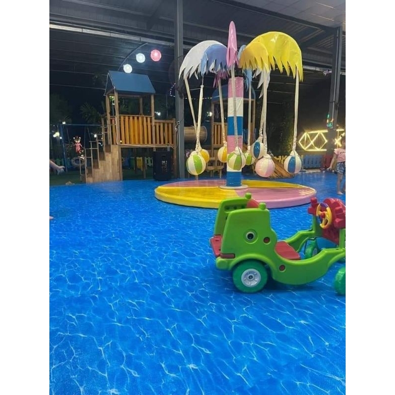 THẢM XỐP GHÉP 3D SÓNG BIỂN KT:1M ×1M DÀY 2CM