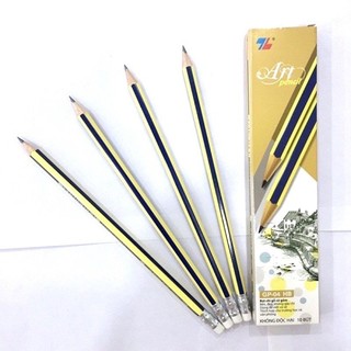 Combo 10 cây bút chì 2b, hb thiên long, nét đậm đẹp.
