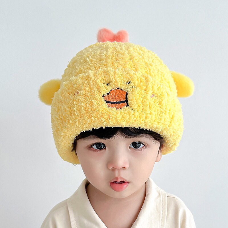 Mũ len hình thú dễ thưng ấm áp cho bé 0-3y