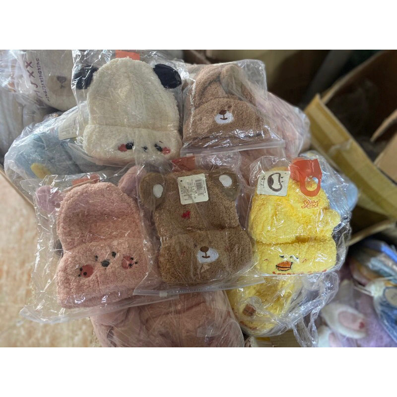 Mũ len hình thú dễ thưng ấm áp cho bé 0-3y