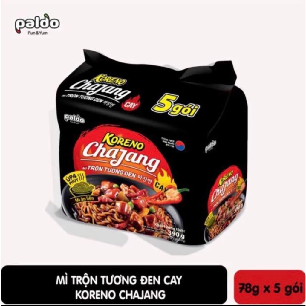 COMBO 4+1 Mì trộn tương đen Chajang lốc 5 gói 390g