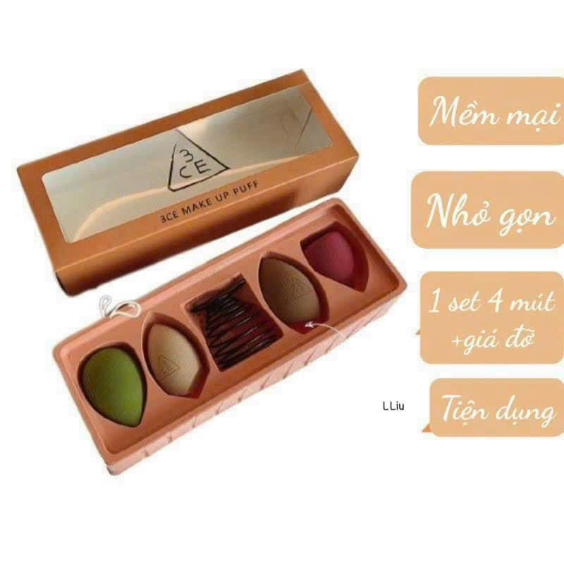 Set mút tán nền 3CE