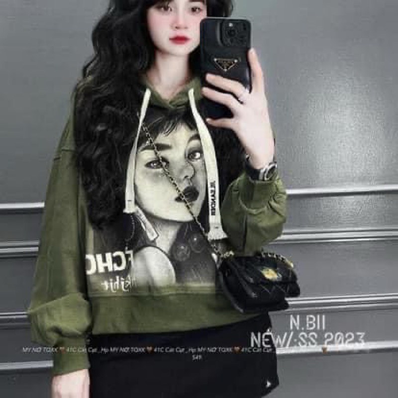Hoodie Face Girl From Freesize Nam Nữ Hot Trend