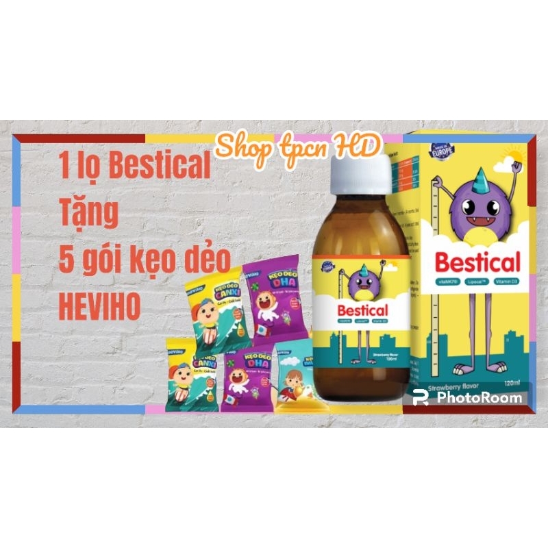 Bestical tặng 5 gói kẹo dẻo Heviho