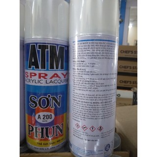 Sơn xịt ATM mầu A200 (WHITE)