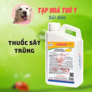 THUỐC SÁT TRÙNG CHUỒNG TRẠI HIỆU QUẢ CAO BIODINE CHAI 1LÍT
