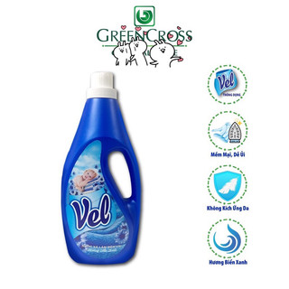 Nước xả làm mềm vải VEL- Hương biển xanh 1.8lít