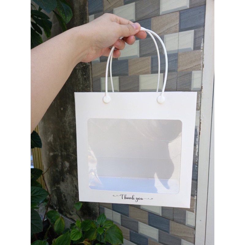 Túi giấy kraft trong tặng quà siêu đẹp ạ