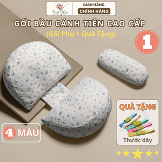 Gối bầu cánh tiên BestMom, gối bà bầu cao cấp, giúp mẹ bầu giảm đau lưng, trọn vẹn giấc ngủ cho mẹ và bé