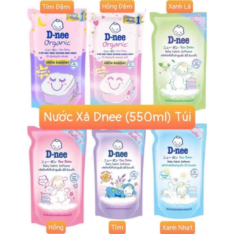 Nước xả Dnee Thái Lan dạng túi 550ml