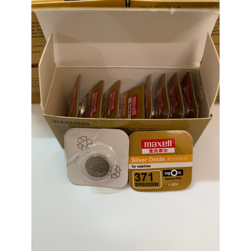 Pin Maxell 371 / SR920SW. Pin Đồng Hồ 371/ SR920SW/ 371RW/ 370/ AG6